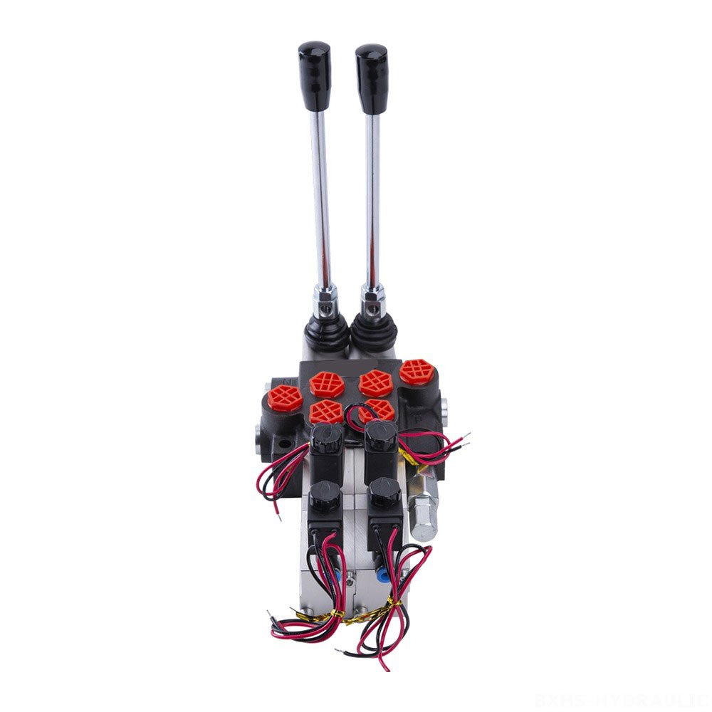 Hydraulic Components Directional Control Valve P120 Series Solenoid Control Monoblock Joystick Valve for Tractor