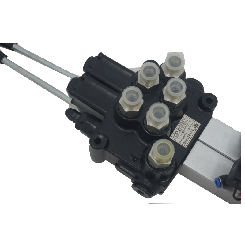 Hydraulic Integral Multi-way Control Valve 2 Spools Dump Truck Lifting System Components