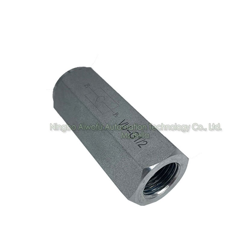 VU-G1/2 VU-G3/4 Straight Carbon Steel One way Check valve VU type IN-LINE Hydraulic Valve