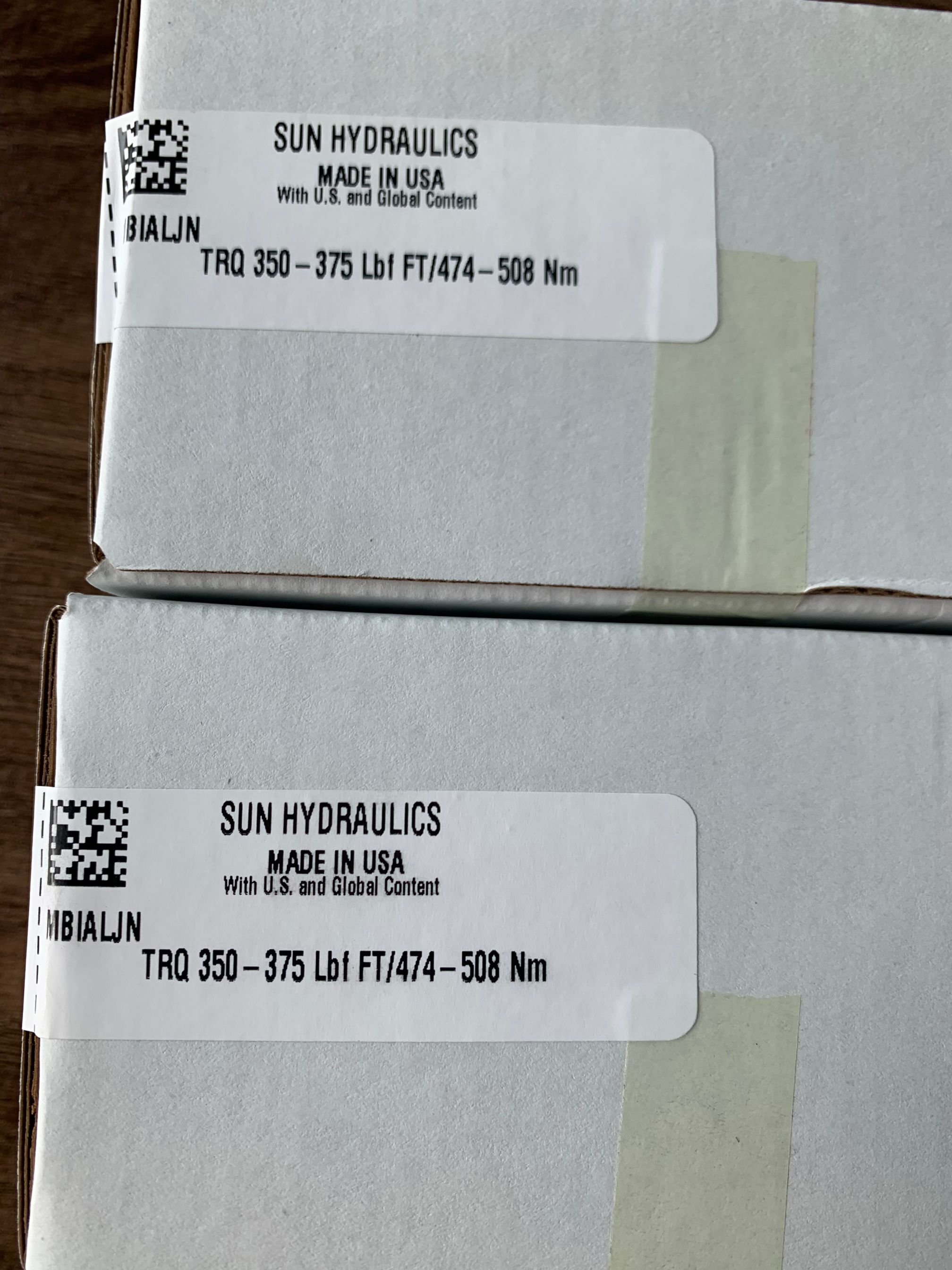 MBIALJN MBIA-LJN MBIA LJN original SUN HYDRAULICS origin genuine product 3:1 pilot ratio, load reactive, load control valve