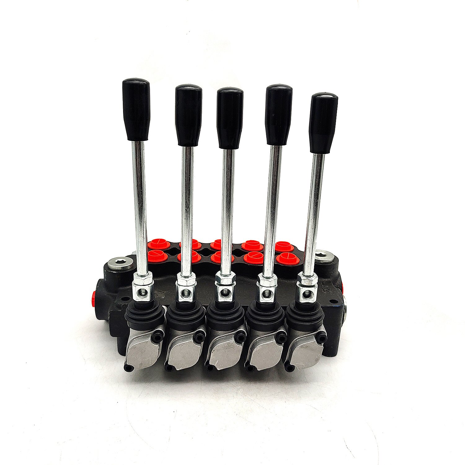 Lixin P80 5 spools hydraulic spool valve with joystick with 80 l/min control for heavy tractor