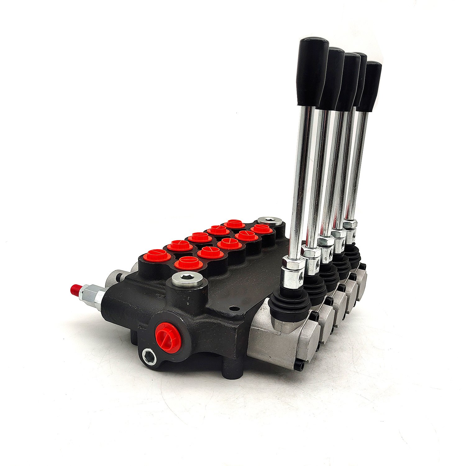 Lixin P80 5 spools hydraulic spool valve with joystick with 80 l/min control for heavy tractor