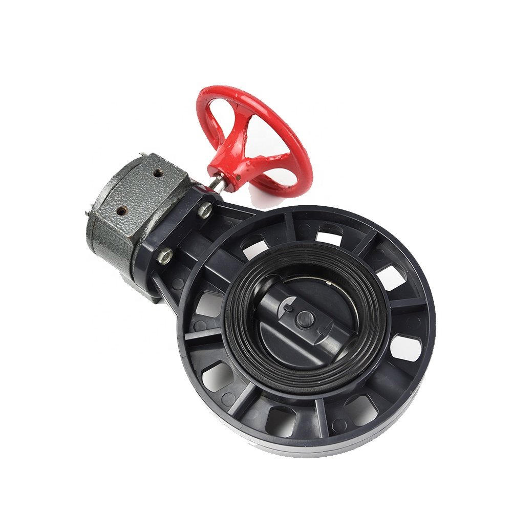 Manual Lever Handle Pvc Butterfly valve