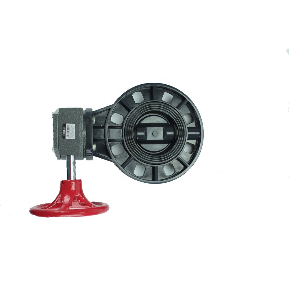 Manual Lever Handle Pvc Butterfly valve