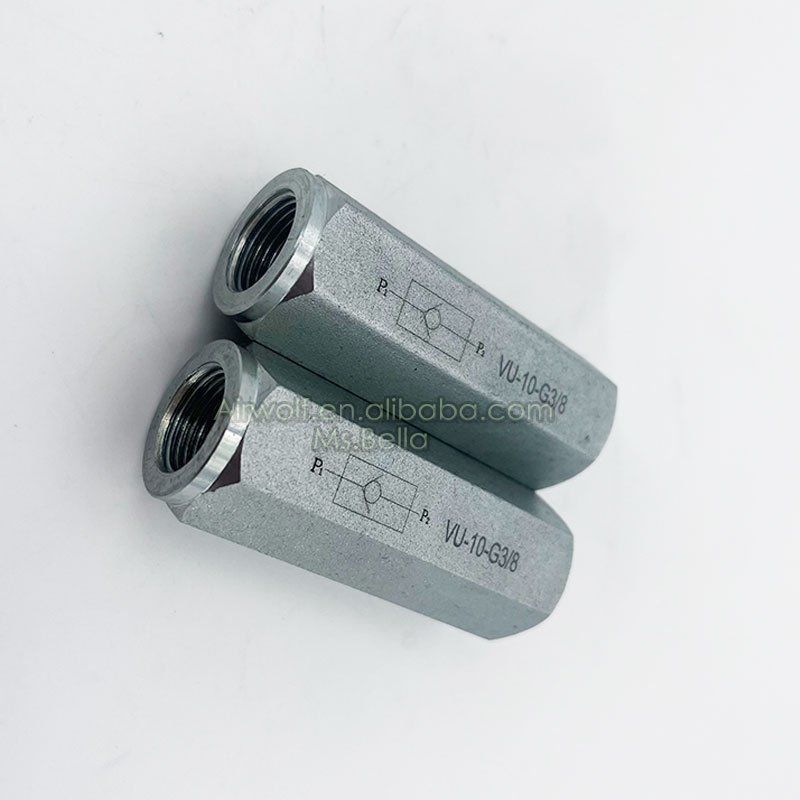 VU-G3/8 V type Straight Through Hydraulic Check Valve