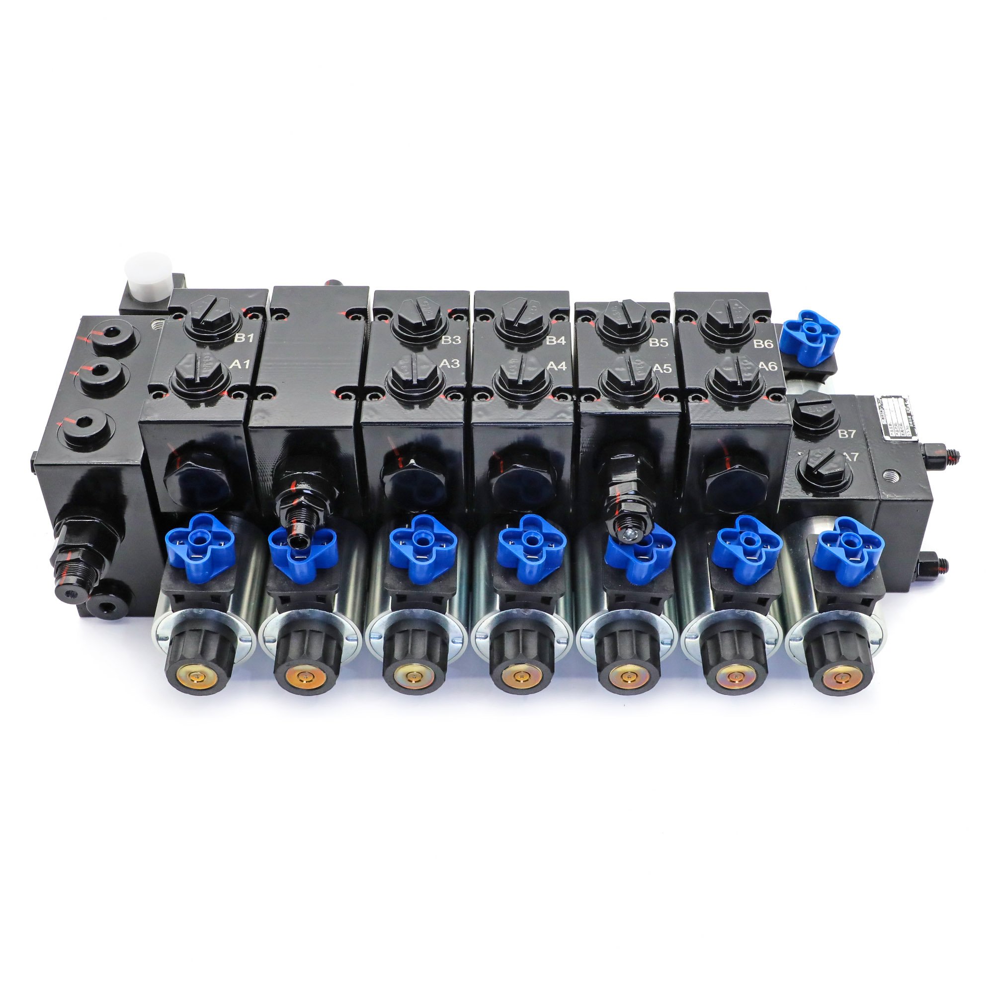Hydraulic Sectional Control Valve Electric Controlled Hydraulic Control Valve with 24V Solenoid Valve