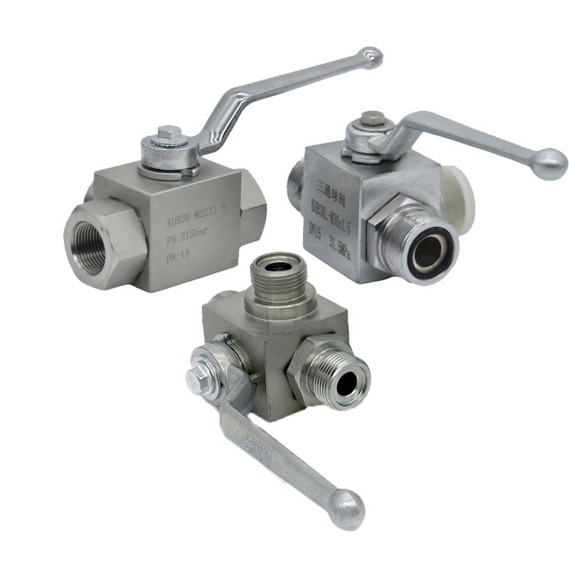 High Pressure Manual Switching ball valve KHB3K series Carbon Steel hydraulic ball valve