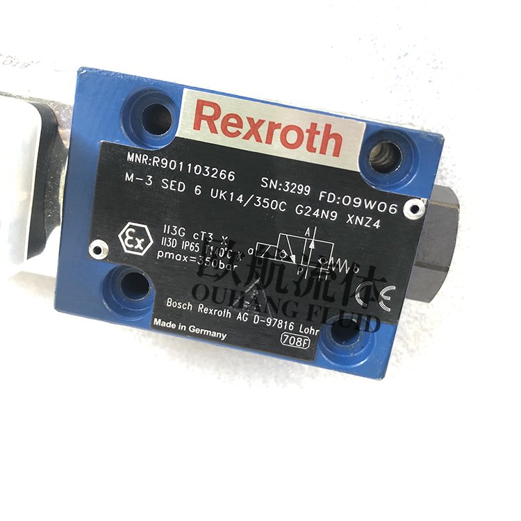 R901103266 Rexroth Solenoid directional Valve M-3SED 6 UK14/350C G24N9 XNZ4