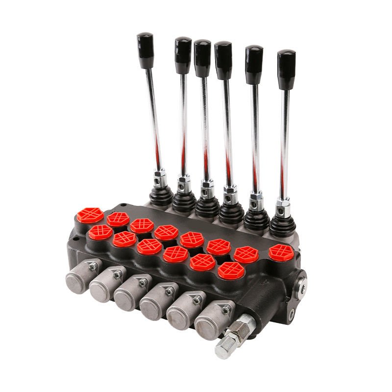 6P40 6P80 6P120 Multi-Way electric-hydraulic Monoblock Multiple Manual Solenoid Pneumatic Hydraulic Directional Control Valve