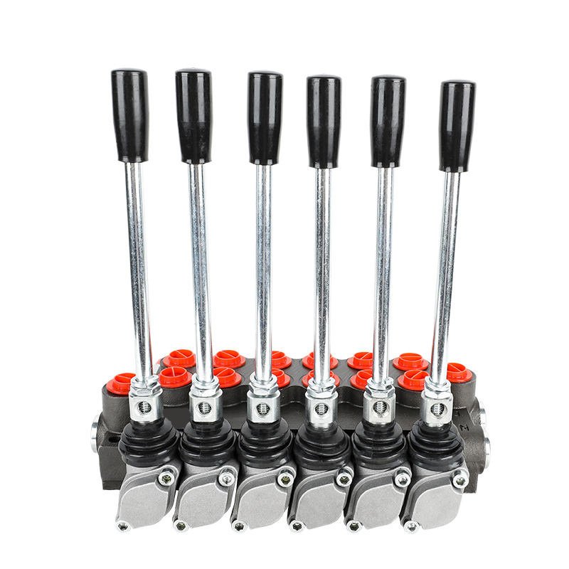 6P40 6P80 6P120 Multi-Way electric-hydraulic Monoblock Multiple Manual Solenoid Pneumatic Hydraulic Directional Control Valve