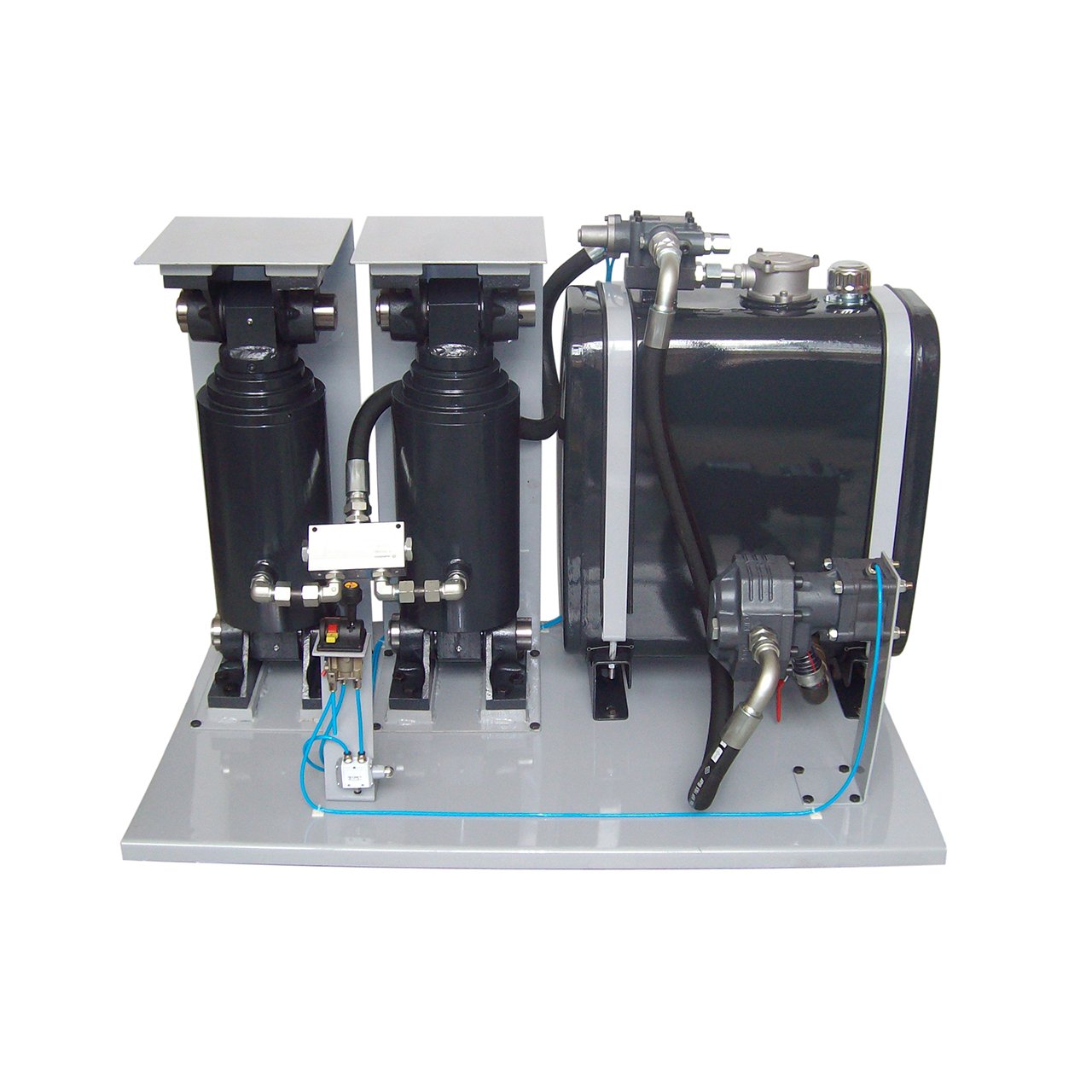 Best Quality K Type Double Telescopic Cylinder Hydraulic Control System Manuel Electric Wetkit For Tipper Dumper Hydraulic Kit