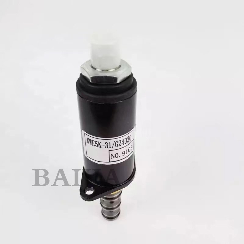 SK200-8 SK210-8 SK350-8 For Kobelco Excavator KDRDE5K-31-30C50-122 YN35V00048F1 Hydraulic Pump Solenoid Valve