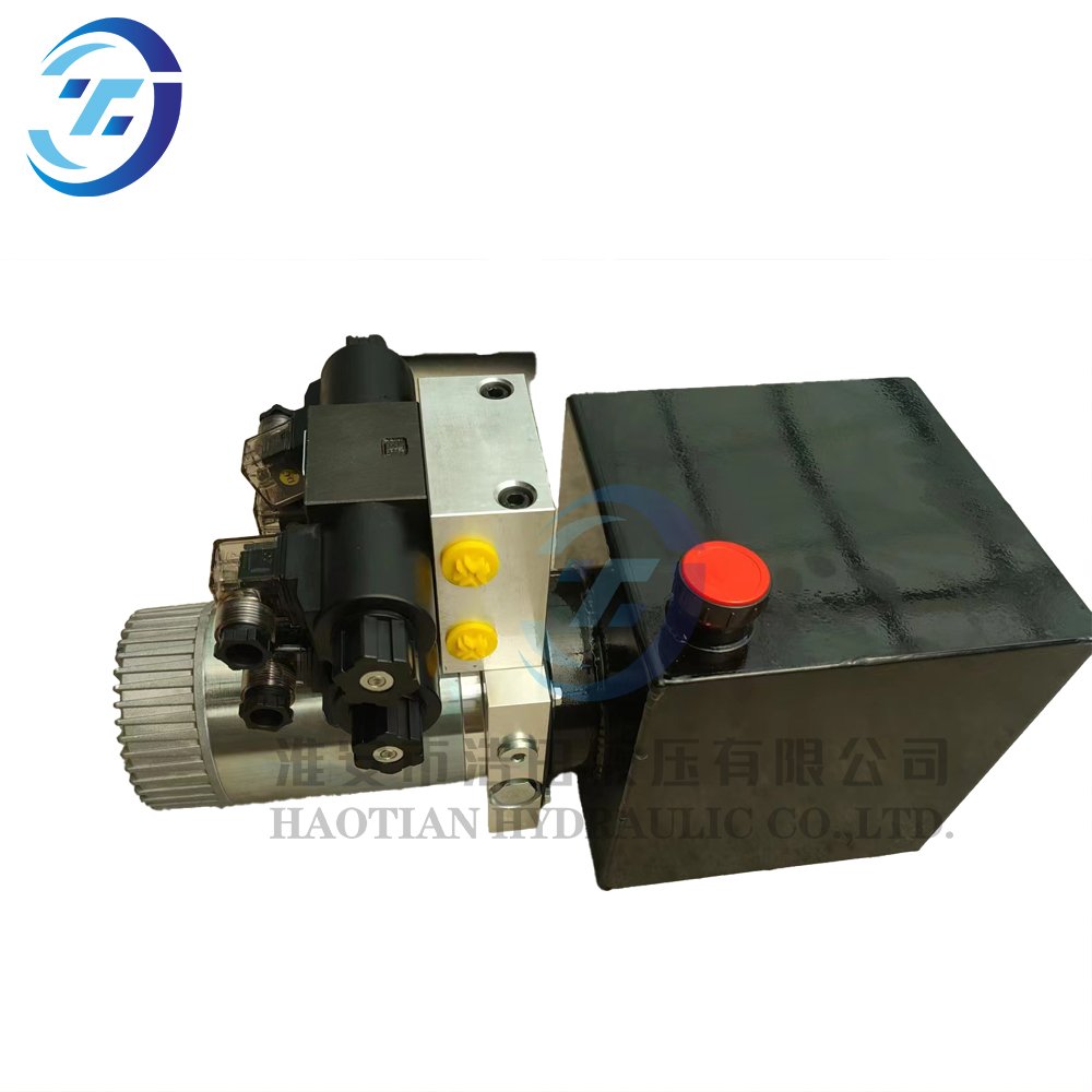 DC Double Acting Hydraulic Power Unit with Modular Flow Regulator Check Valve Electric Power Pack