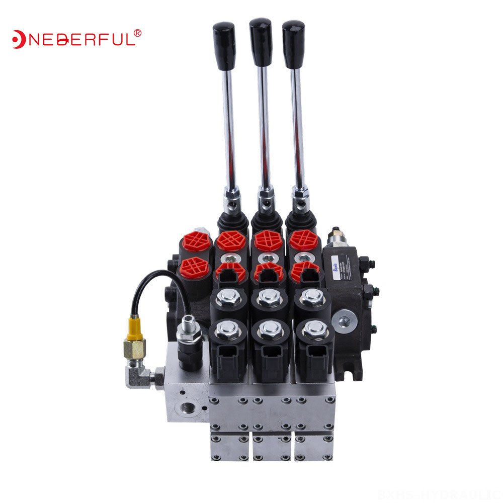 Excavator 140L/min Flow Sectional Directional Control Valve replacement DCV Series hydraulic integrated multi- way valve