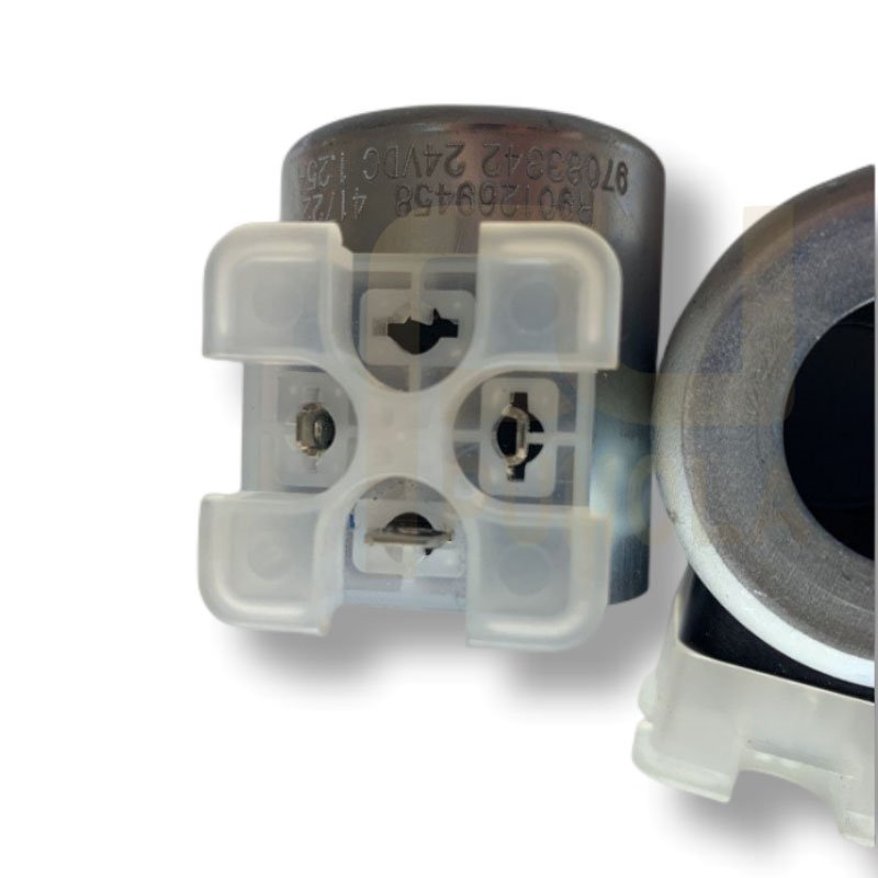 R900021389 R901258093 R901269458 Hydraulic Valve Coil Original Solenoid Coil Electromagnet 24VDC 1.25A Solenoid Valve