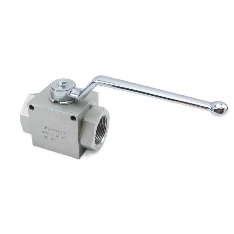 Khb Type Npt 1/4 Carbon Steel 7000 Psi High Pressure Ball Valve Female Thread 2 Way Hydraulic Ball Valve