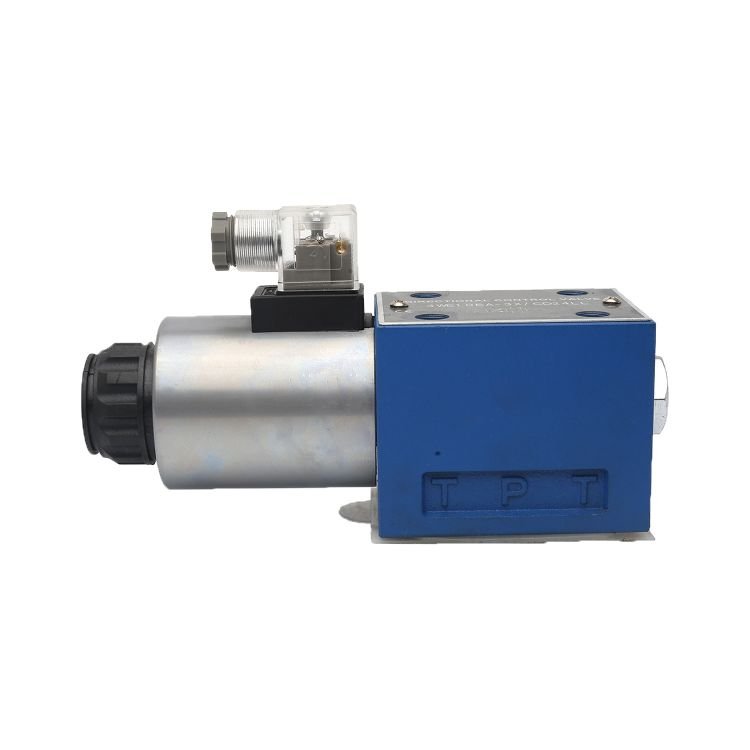 4WE10 220V Plug Connection Hydraulic Directional Single Solenoids Valves