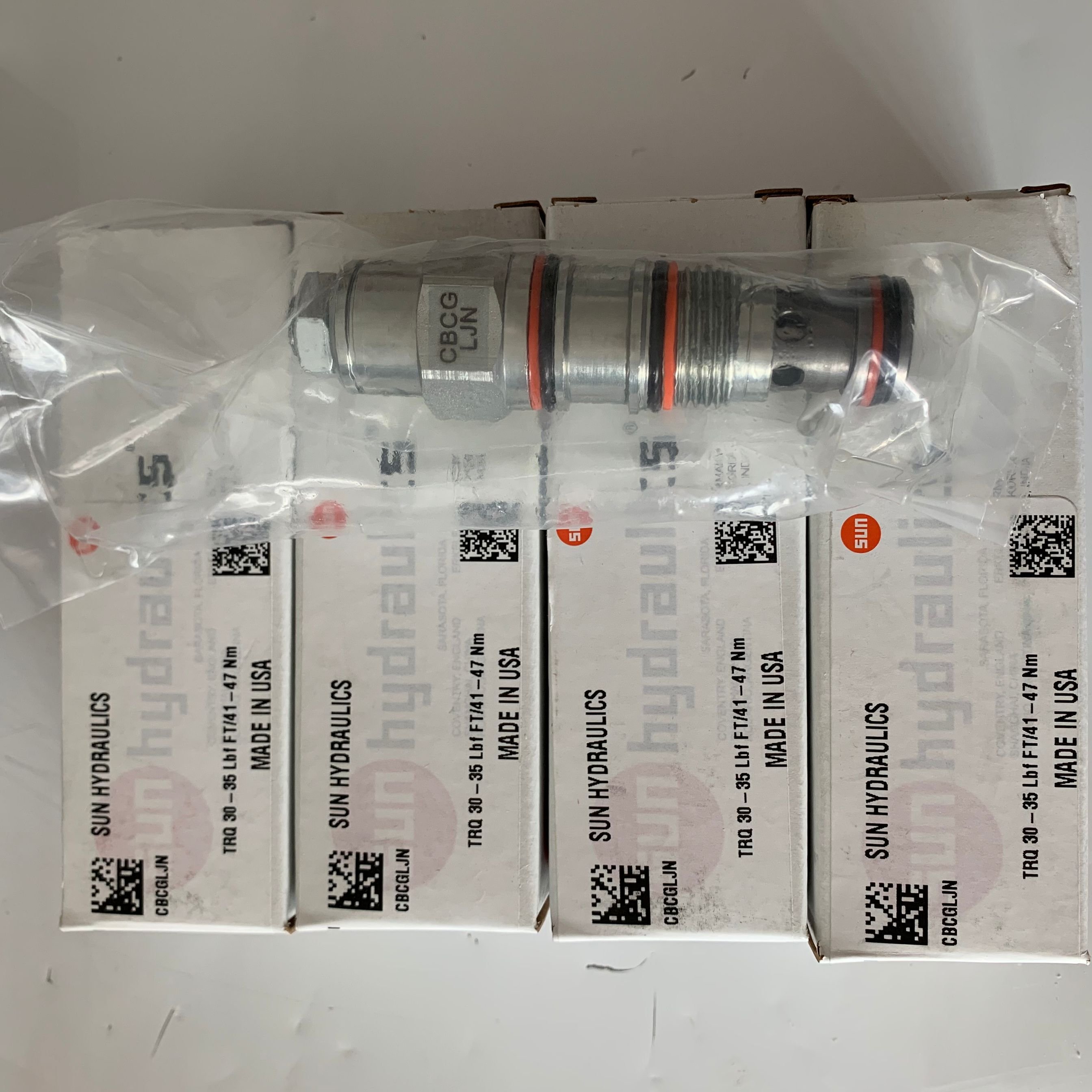 CBCG-LJN CBCGLJN CBCG-LCN CBCGLCN CBCG LCN SUN hydraulics Original USA 4.5:1 pilot ratio, standard capacity counterbalance valve
