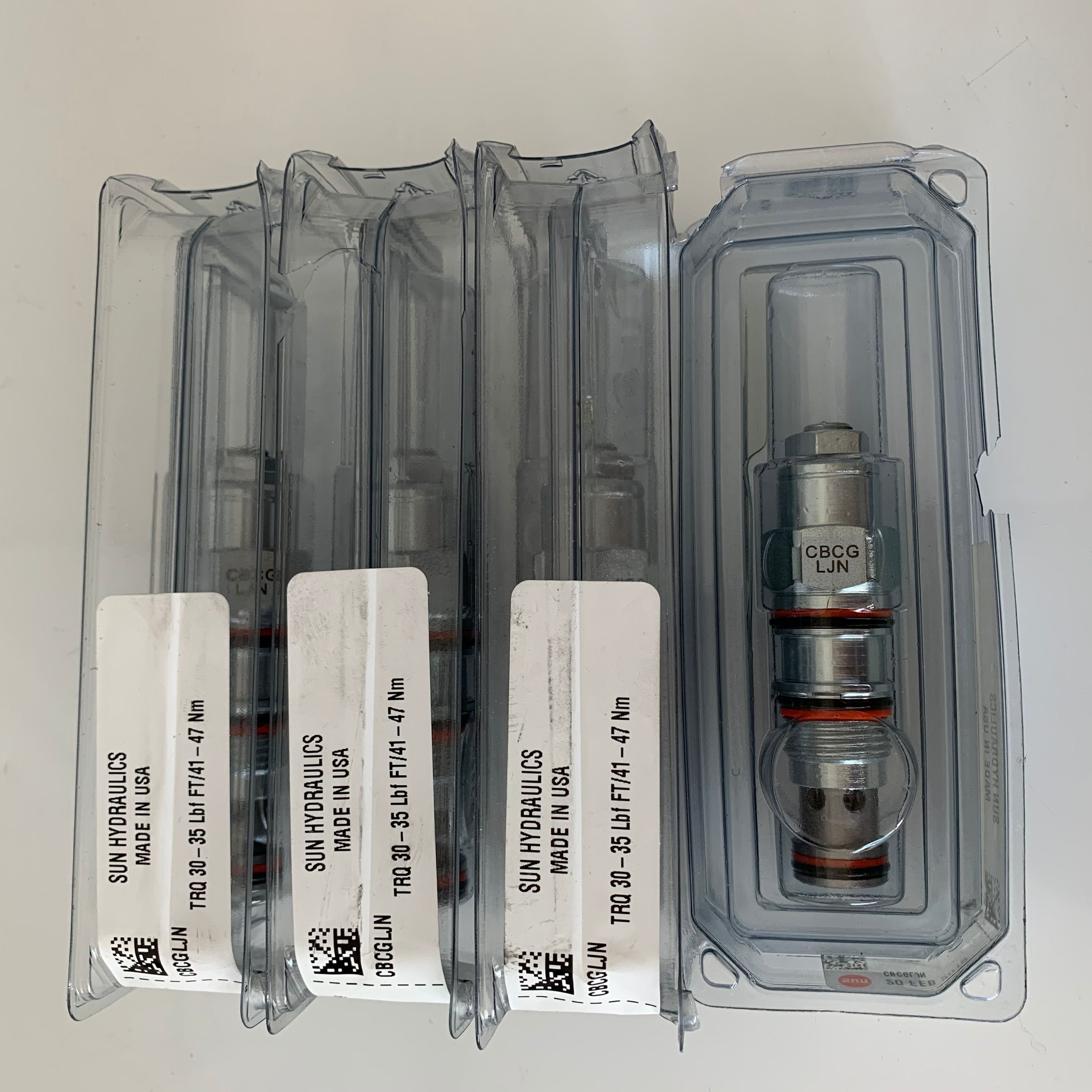 CBCG-LJN CBCGLJN CBCG-LCN CBCGLCN CBCG LCN SUN hydraulics Original USA 4.5:1 pilot ratio, standard capacity counterbalance valve