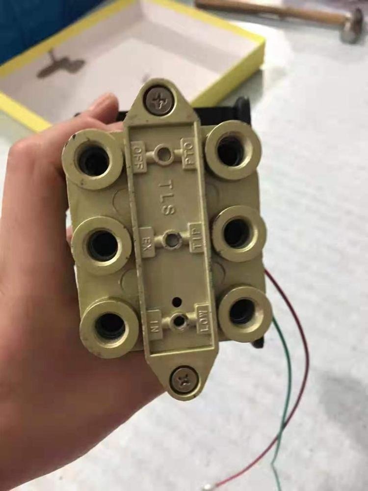 hydraulic control drain valve with PTO