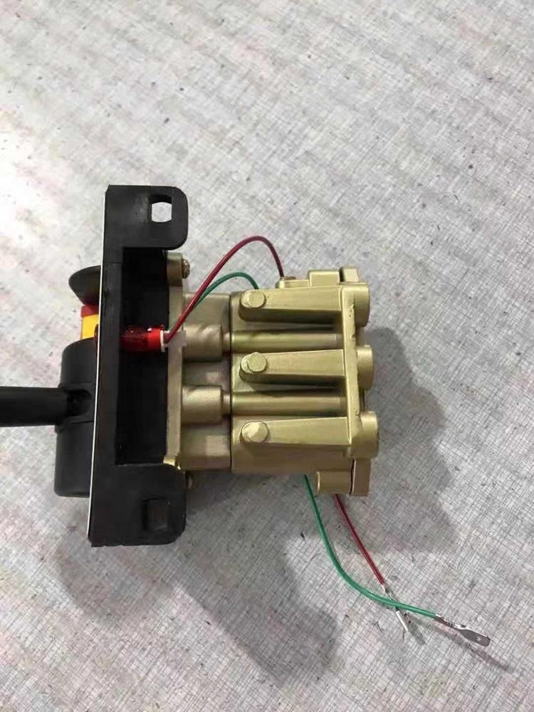 hydraulic control drain valve with PTO