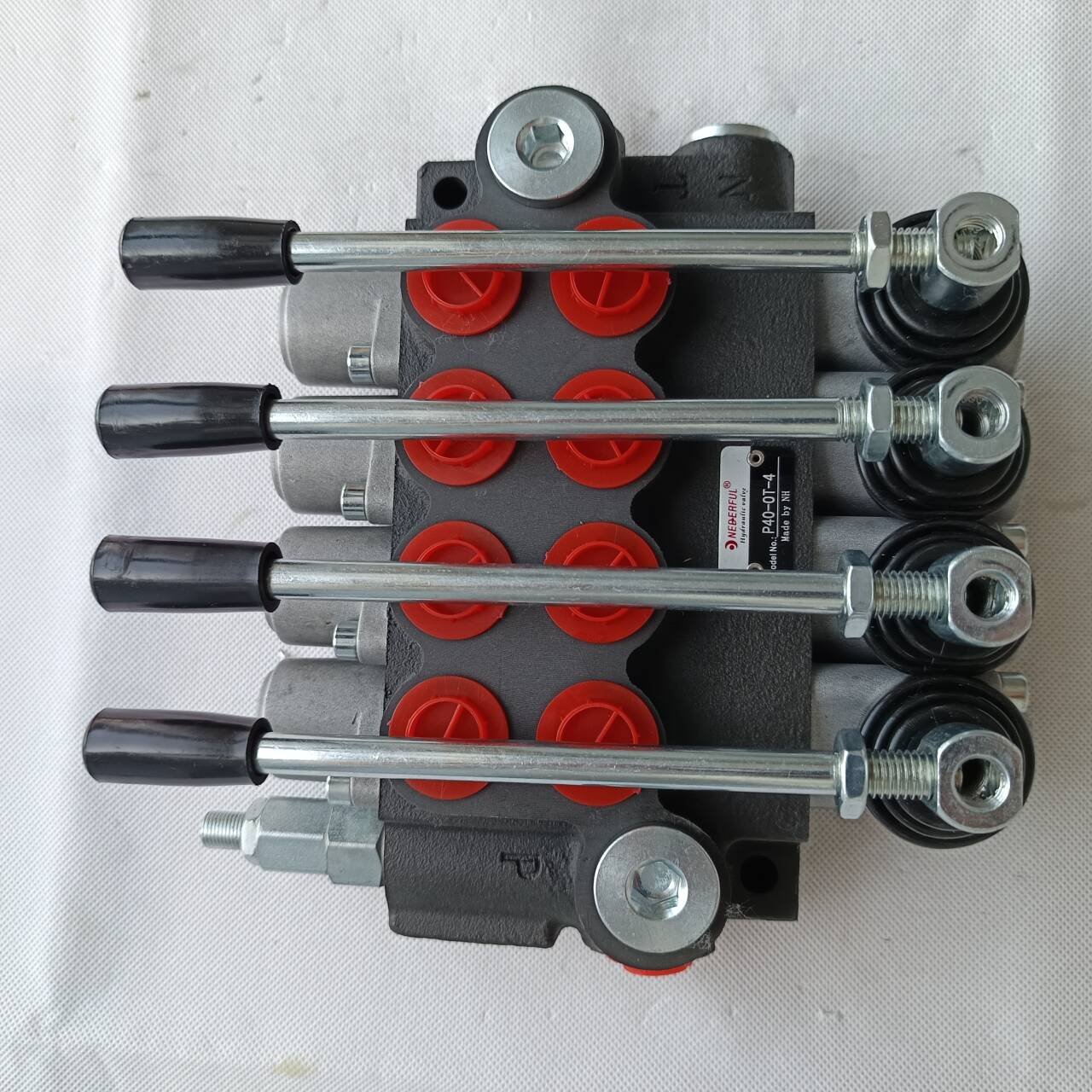 4P40 Factory Produce 4 Spool P40 Hydraulic Monoblock Directional Control Valve p40 hydraulic valve with joystick