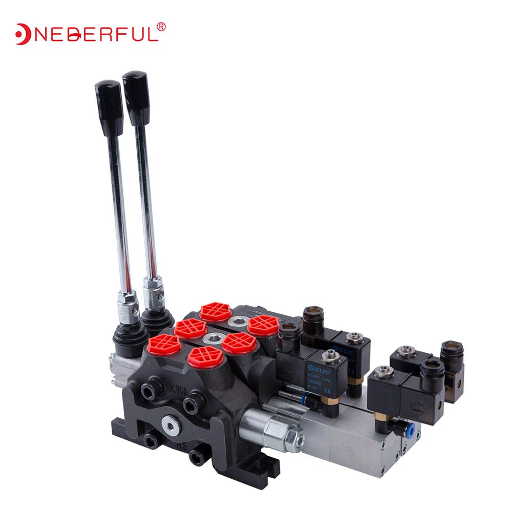Multi-Spool Sectional Directional Control Valves DCV 60,DCV100,DCV 140,DCV 200 auto return hydraulic manual directional valve