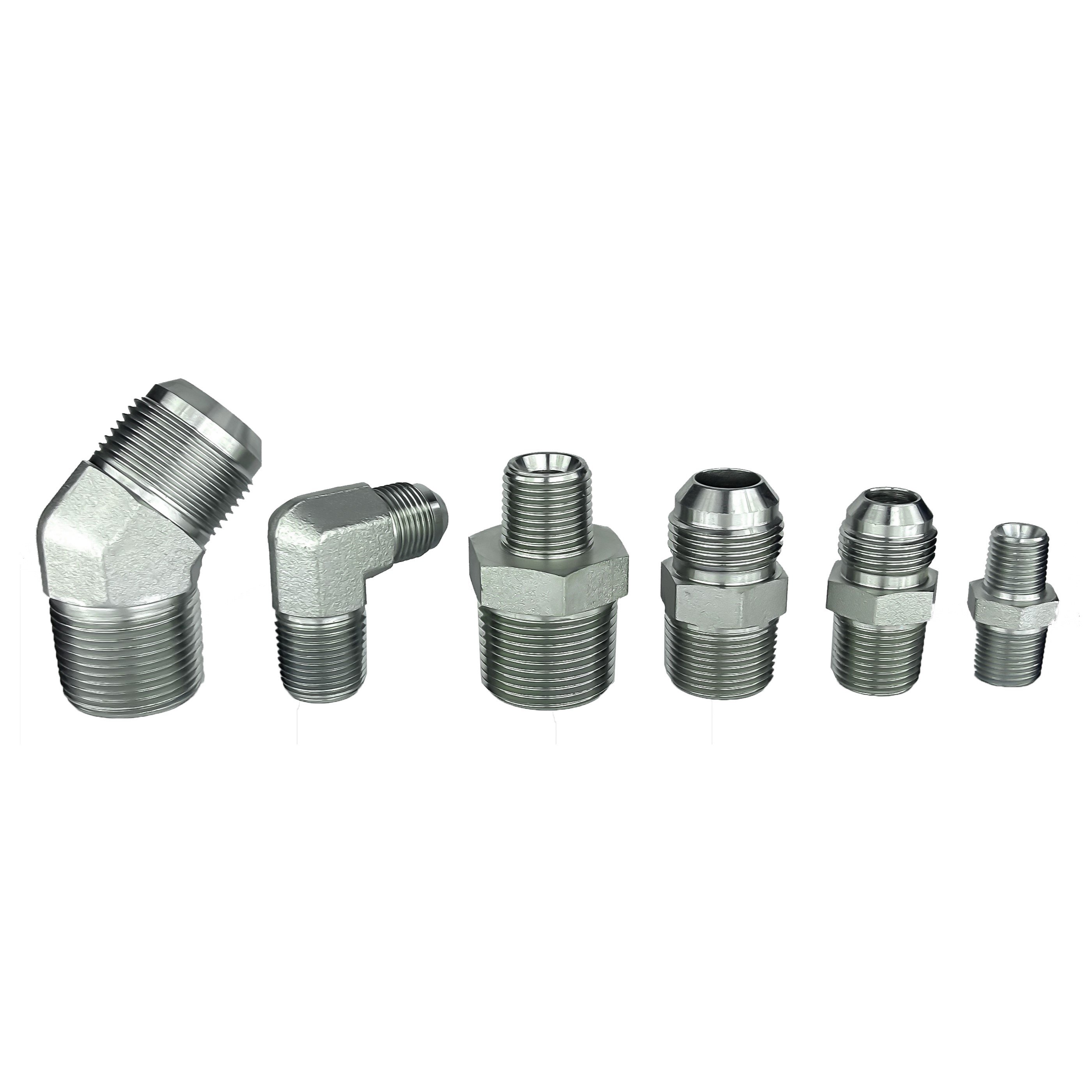 Xlin AJ6JJ JIC MALE 74 CONE BULKHEAD BRANCH TEE hydraulic hose fitting pipe valve with fittings push lock an connector