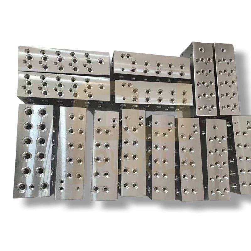 Free Design Customized oil blocks aluminum hydraulic manifold valve block Hydraulic manifold for tractor and lifting