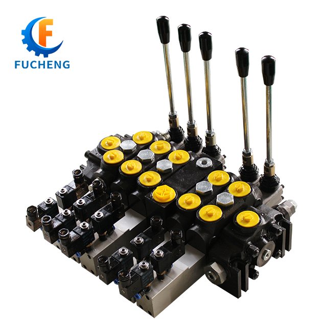 Dcv100 100L/M Flow Hydraulic Sectional Electric Hydraulic Control Valve