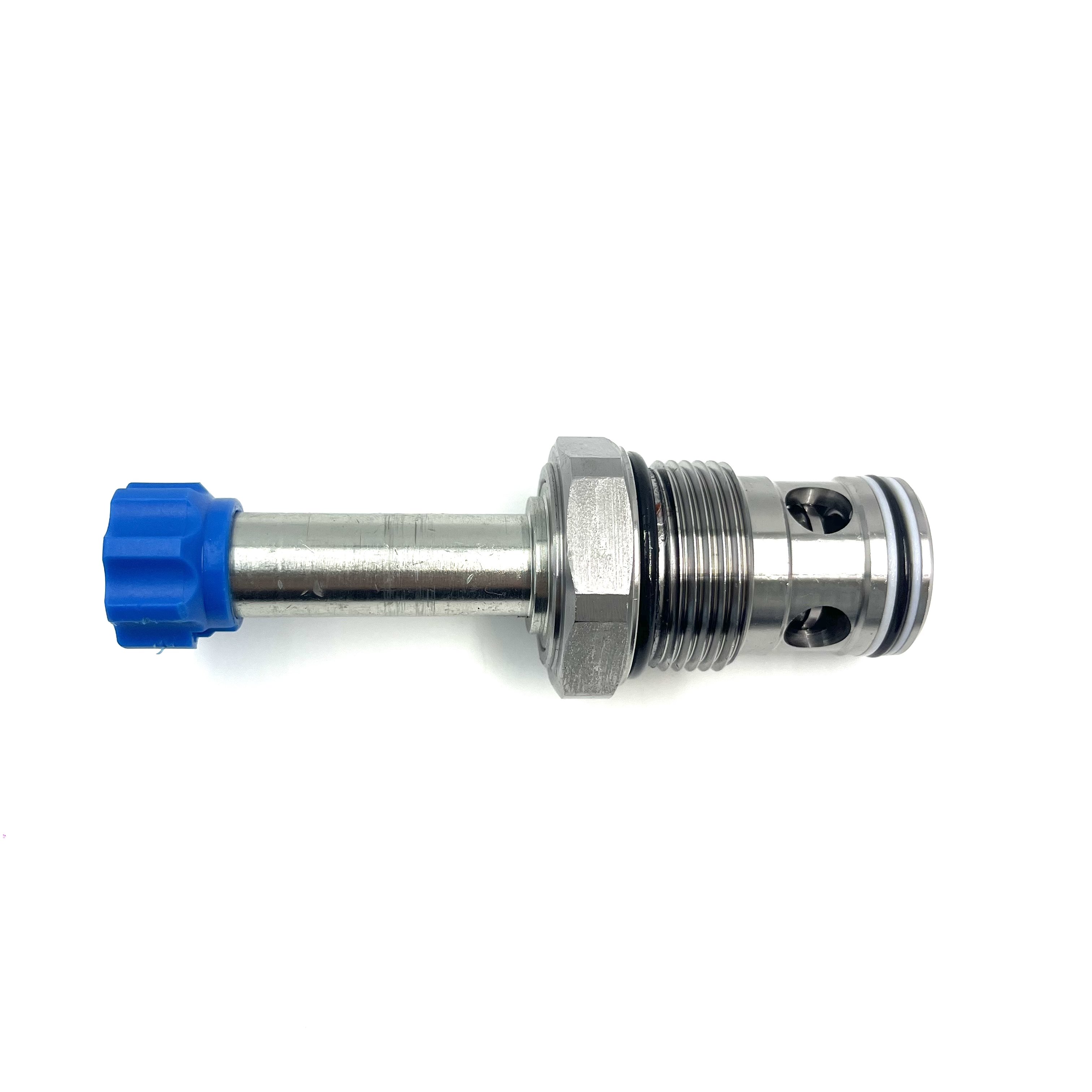 24V 16mm Coil Hydraulic Cartridge Valve Solenoid Valve SV16-22 2-Position 2-Way Poppet Type Normally Closed Free Reverse Flow