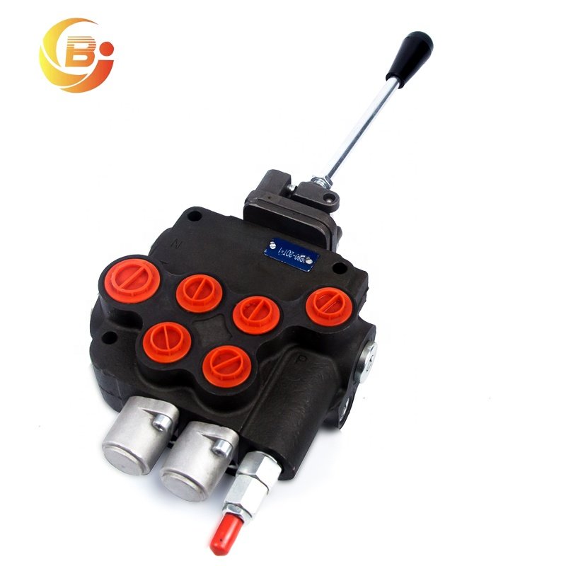 High Efficiency 2 Way Hydraulic Selector Valve Forklift Hydraulic Valve