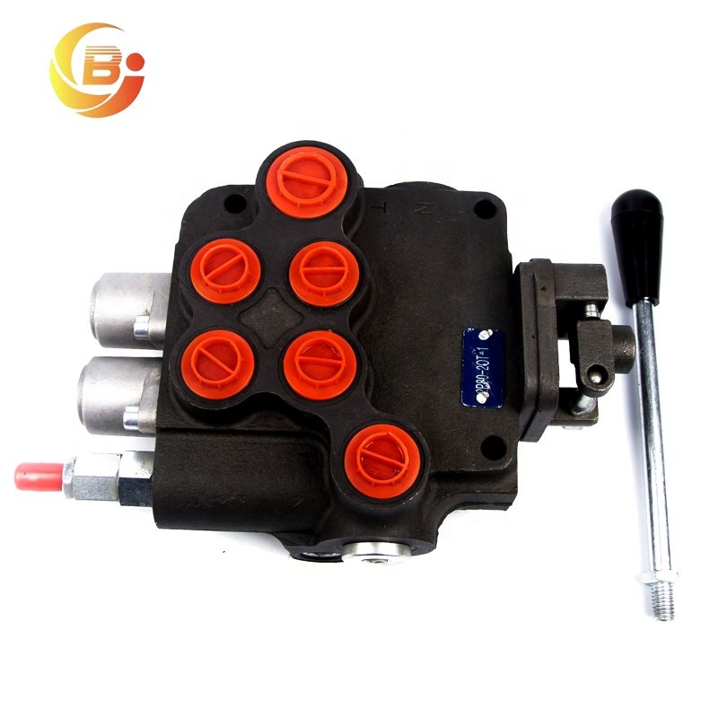High Efficiency 2 Way Hydraulic Selector Valve Forklift Hydraulic Valve