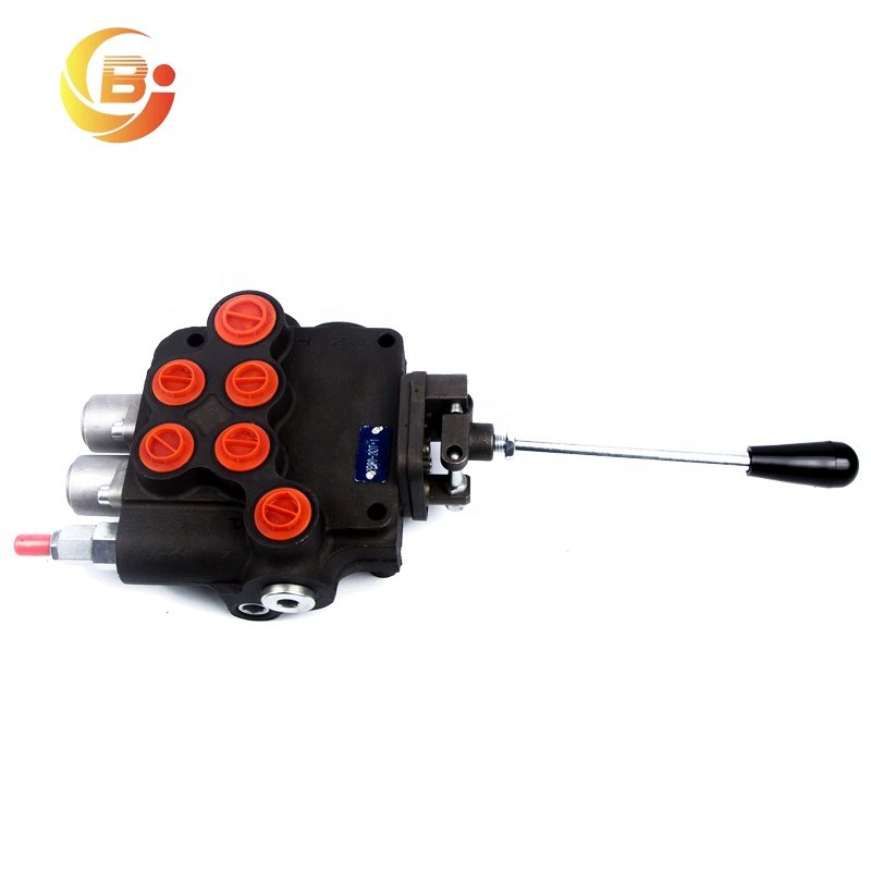 High Efficiency 2 Way Hydraulic Selector Valve Forklift Hydraulic Valve