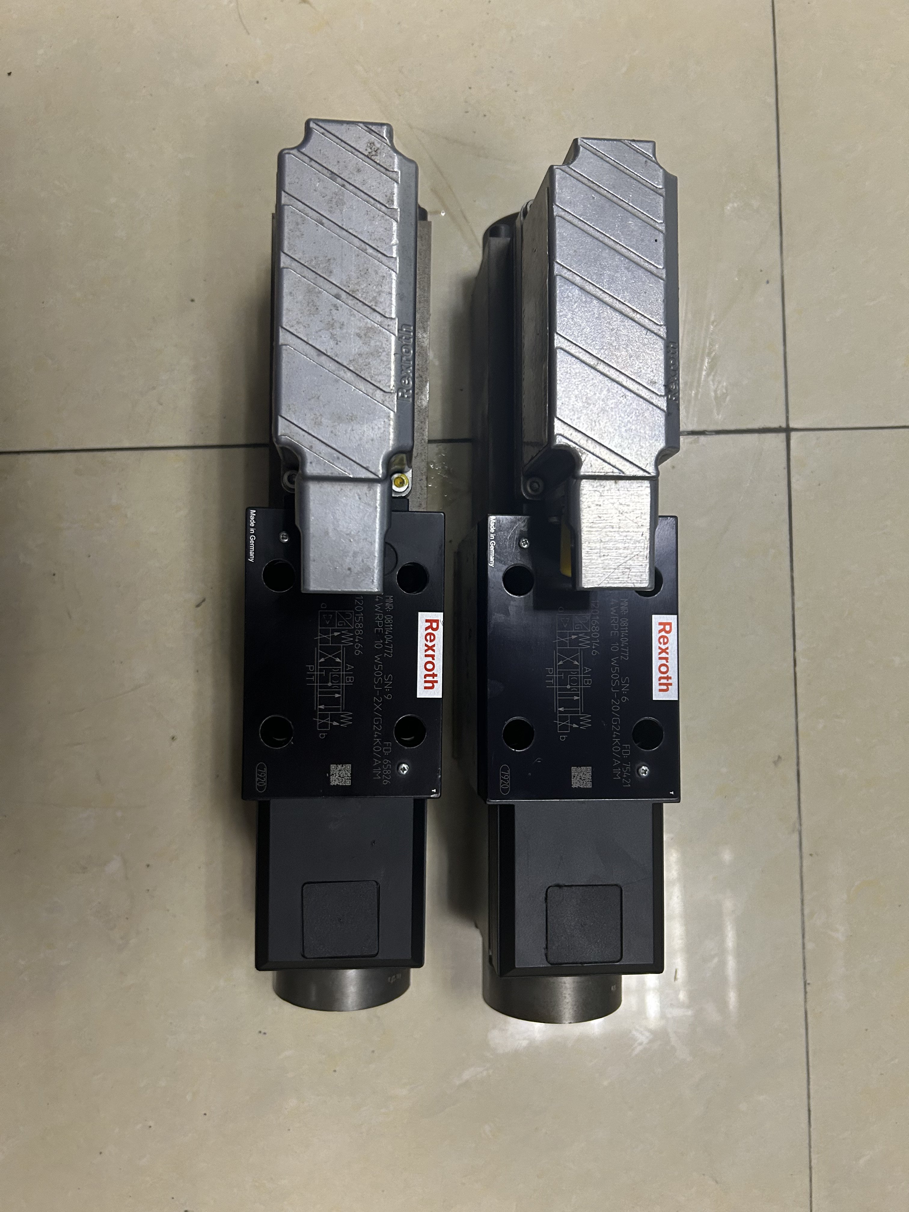 4WRPE series proportional control directional valve 4WRPE10W50SJ-2X/G24K0/A1M Rexroth original hydraulic proportional valve