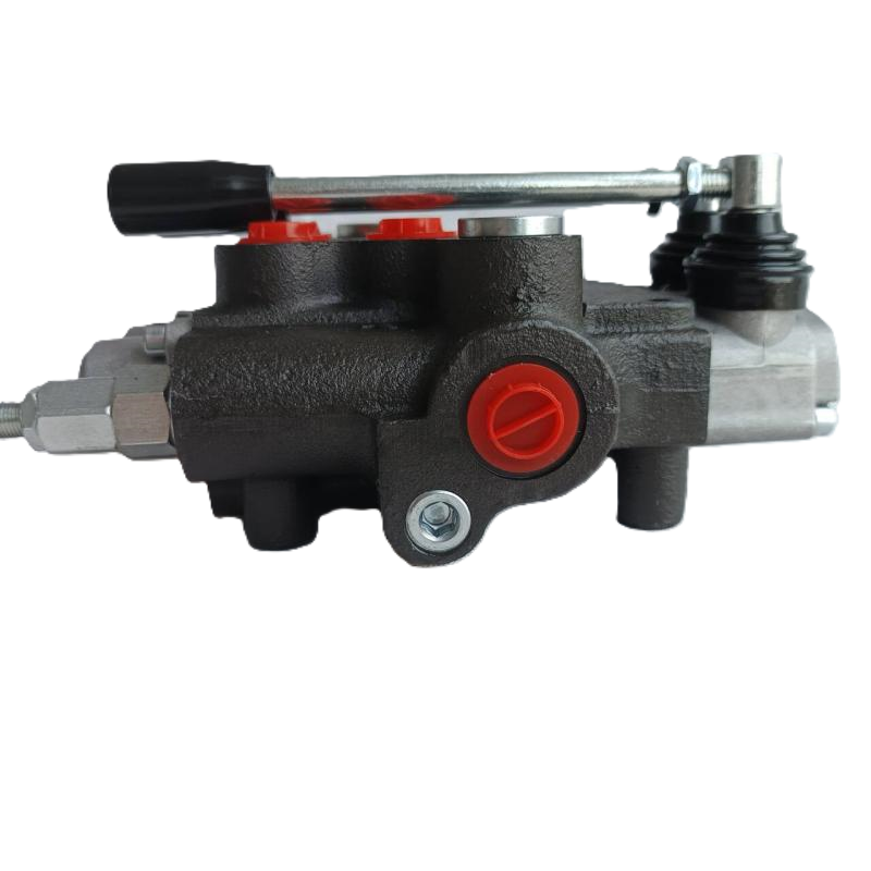 Hot sale 2 Spool P80 Series Hydraulic Monoblock Directional Control Valve joystick control valve manual hydraulic lever valve