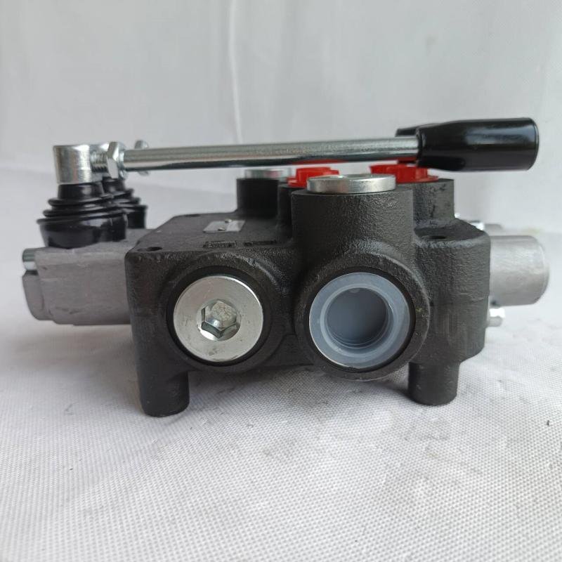 Hot sale 2 Spool P80 Series Hydraulic Monoblock Directional Control Valve joystick control valve manual hydraulic lever valve