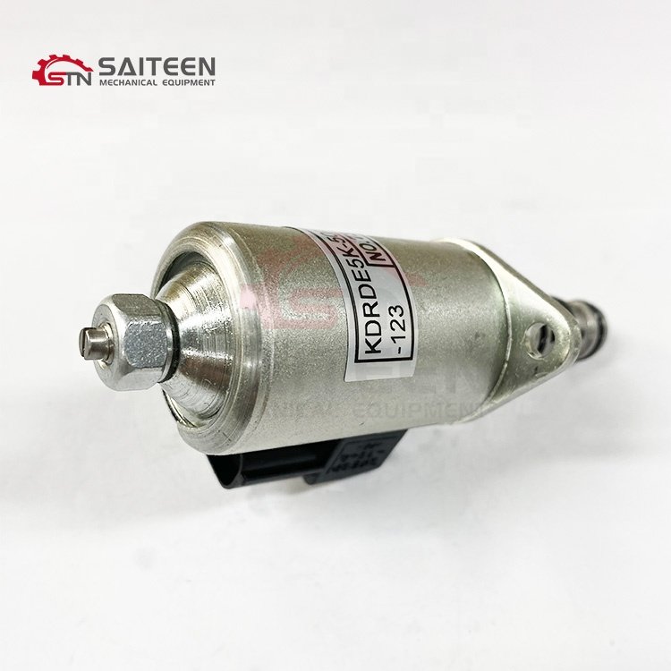 KDRDE5K-31 30C50-123 Hydraulic Pump Proportional Solenoid Valve For KOBELCO Excavator SK200/210/230/250 KDRDE5K-50 30C50-123