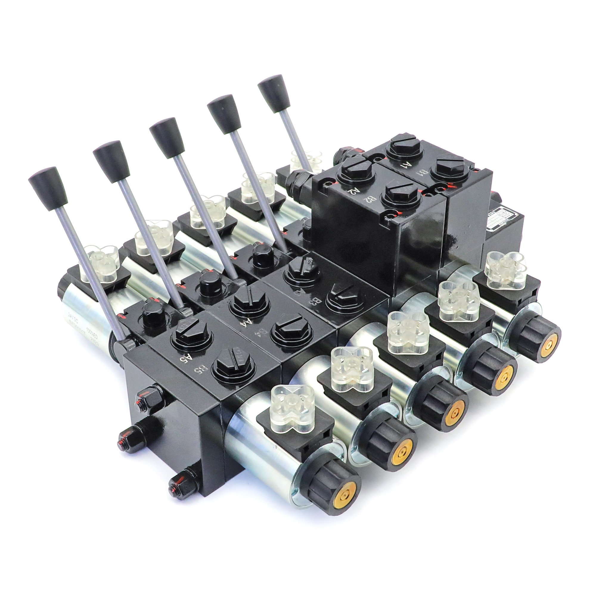 Electric Hydraulic Solenoid Valve Sectional Control Directional Control Valve with Hydraulic Solenoid Valve