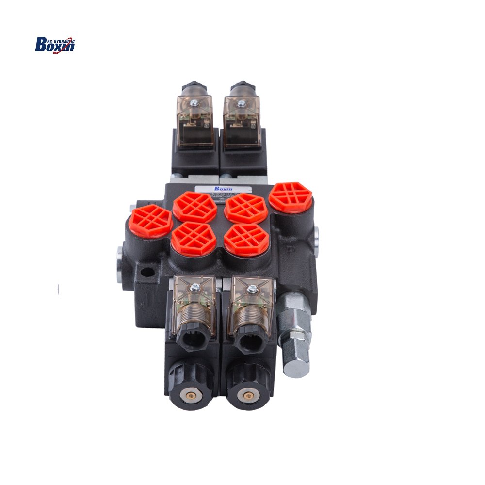 high quality Hot Sales 2 Spools with Joystick Hydraulic Monoblock Direction Flow Control Valve Block P40 Series for seeder