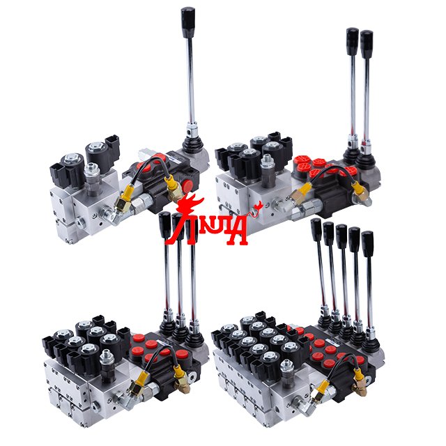 JINJIA Brand P Series Hydraulic Monoblock Directional Control Valve for Efficient Hydraulic Systems
