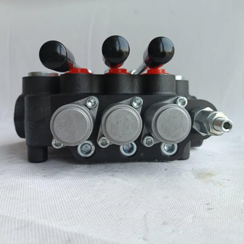 Best Selling P80 Series 3P80 Hydraulic Monoblock Directional Control Valve 3 spool hydraulic valve air control