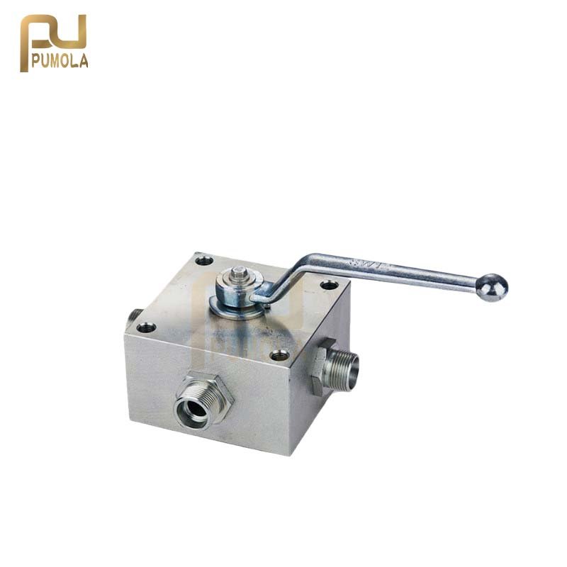KH3 Series Three-way Four-way valves High Pressure Hydraulic Ball Valve