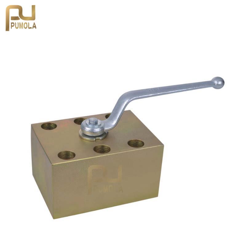 KH3 Series Three-way Four-way valves High Pressure Hydraulic Ball Valve
