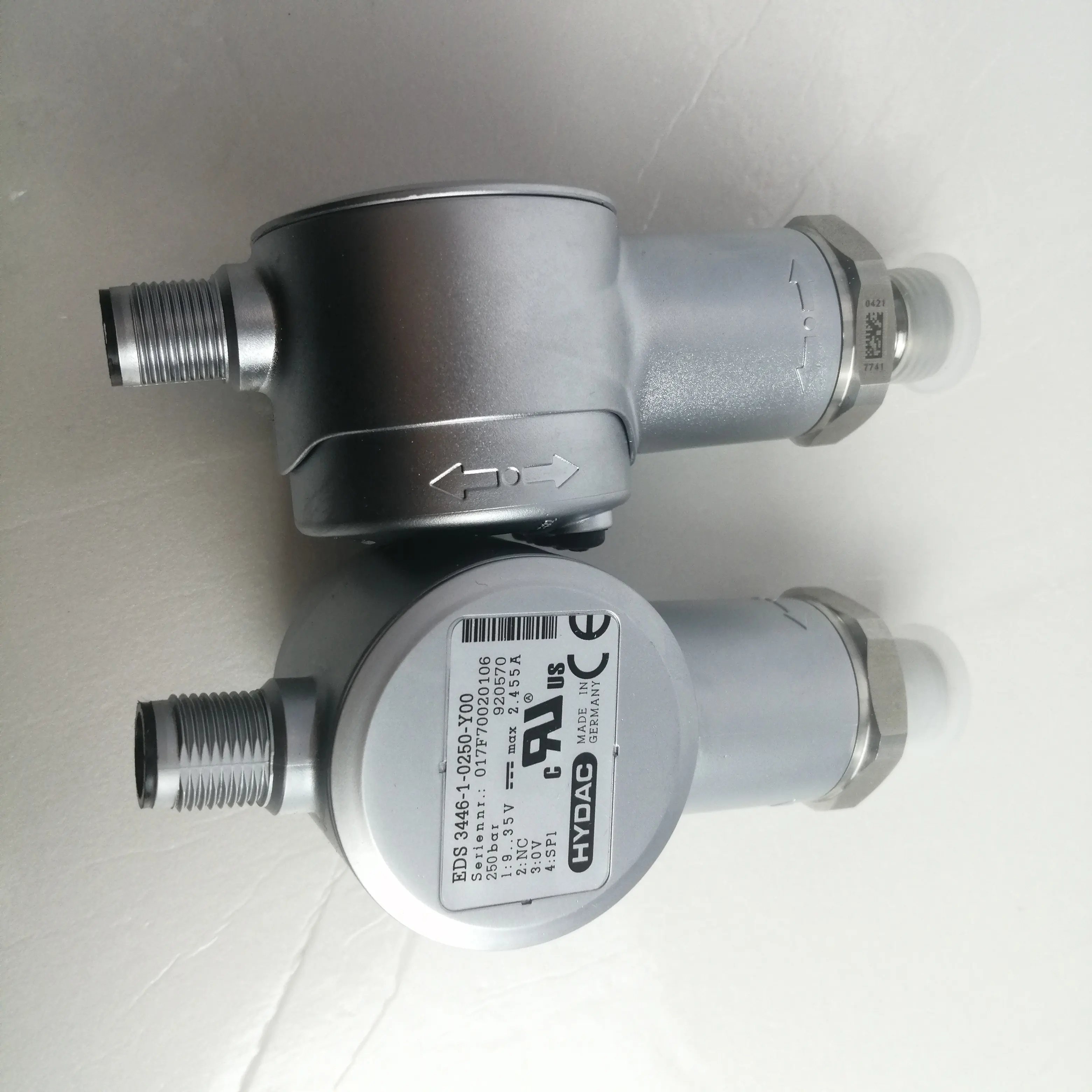 Hot Sale Hydac EDS Series Hydraulic Sensor EDS 3448-5-0040-000 EDS 345-1-100-000 EDS3446-2-0250-000 Pressure Sensor