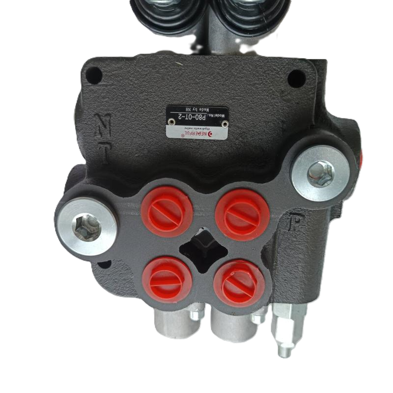 Forklift Backhoe Hydraulic Valve Hydraulic Directional Control Valve for Tractor Loader with Joystick P40 P80 Monoblock Valve