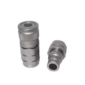 NAIWO 3/8 steel quick connector factory FLAT FACE QRC steel quick couplings hydraulic quick coupler NWP4 case skid steer parts