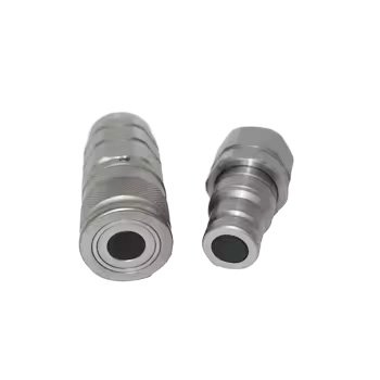 NAIWO 3/8 steel quick connector factory FLAT FACE QRC steel quick couplings hydraulic quick coupler NWP4 case skid steer parts