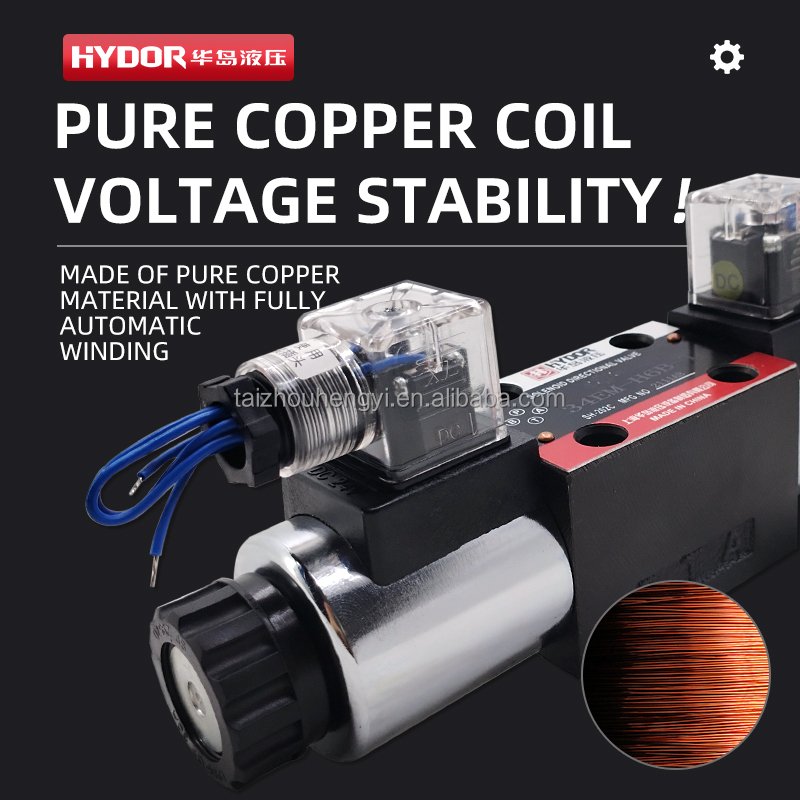 HYDOR Shanghai Huadao Hydraulic Valve Solenoid Valve 34BH-H6B-T 34BO-H6B 34BM 34BY