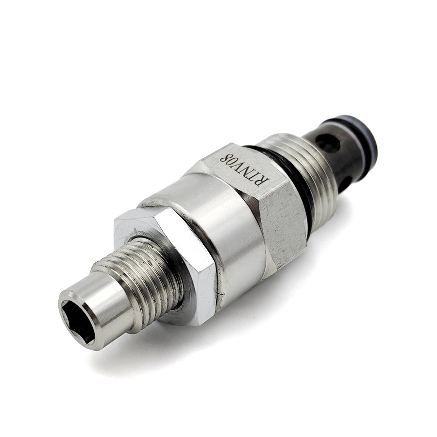 Hydraulic Flow Controls Screw-in Cartridge Style Variable Orifice Hydraulic Flow Restrictor Needle Valve RADK NV08-20